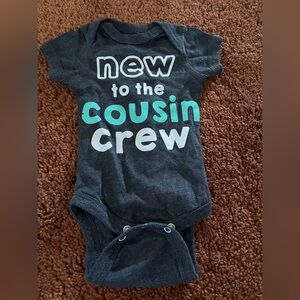‼️Mix and Match 3 items for $5‼️ New to the Cousin Crew Newborn onesie